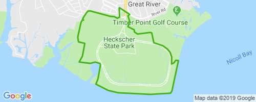 Heckscher State Park Map Heckscher State Park Exterior Loop Mountain Biking Trail   East Islip 
