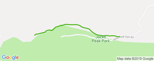Jacks Peak Trail Map Lower Ridge Trail Hiking Trail Monterey California
