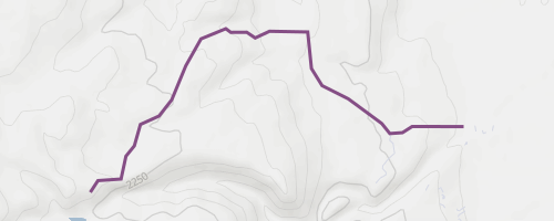 Packsaddle Lake Road Mountain Biking Trail - Driggs