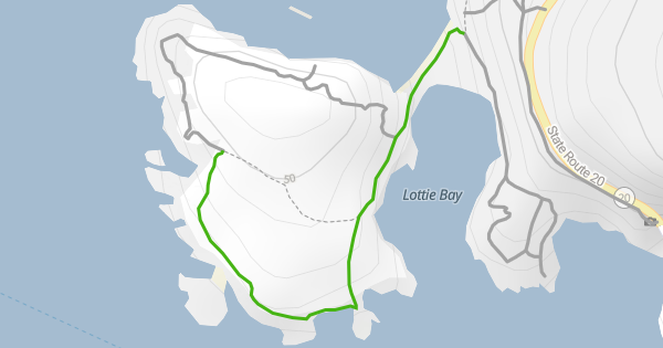 Lighthouse Point Loop Hiking Trail - Oak Harbor, WA