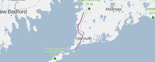 Shining Sea Bikeway Mountain Biking Trail - Falmouth, MA