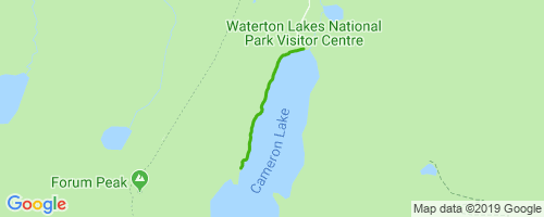Cameron Lake Tr Hiking Trail - Waterton, AB