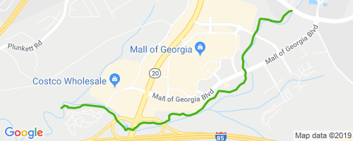 Ivy Creek Trail Map Ivy Creek Greenway Mountain Biking Trail - - Georgia