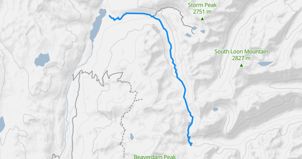 Edt Distance Map 20 Mile Multi Trail - East Side, McCall, Idaho