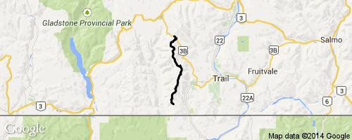 Seven Summits Mountain Biking Trail - Rossland, BC