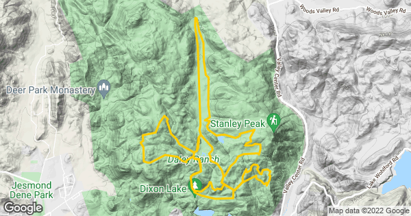 Daley Ranch Trail Map Daley Ranch 15Mi Easy | Trailforks