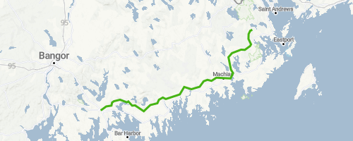 Sunrise Trail Maine Map Down East Sunrise Trail (Dest) Mountain Biking Trail - - Maine