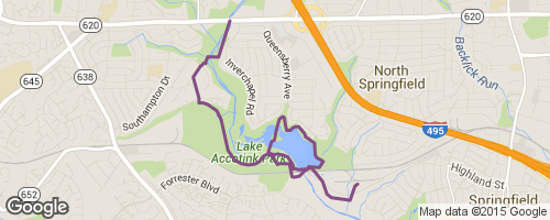 Lake Accotink Loop Mountain Biking Trail - Springfield