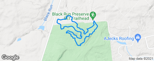 Black Run Preserve Trail Map Rei Co Op Yellow Trail Mountain Biking Trail Marlton