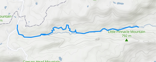 Jones Gap Trail Map Jones Gap Nrt Hiking Trail - Brevard, South Carolina
