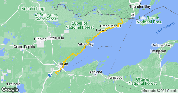 Superior hiking trail clearance map