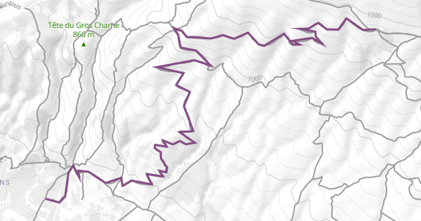 Piste des Graviers Blancs Trail at Parc Naturel R&eacute;gional du Mont-Ventoux