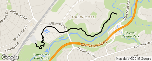 Don Valley Bike Trail Map The Ridge Mountain Biking Trail - Toronto, Ontario