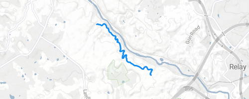 Ridge Mountain Biking Trail - Ellicott City, Maryland