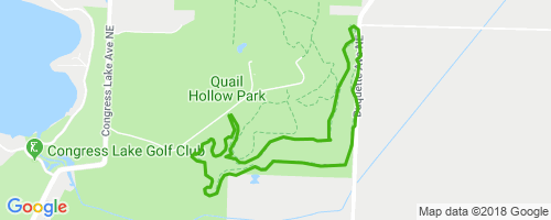 Quail Hollow Start Mountain Biking Trail - Hartville