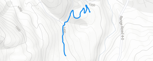 Knotty Flo Mountain Biking Trail - Blairmore, Alberta