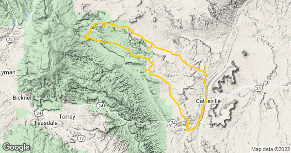 Cathedral Valley Loop Map Cathedral Valley Loop | Trailforks