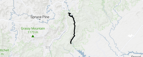 Linville gorge hiking on sale map