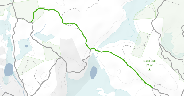 Thomas Raod Map Thomas Road Multi Trail - Boxford, Massachusetts