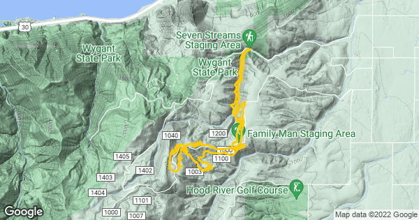 Post Canyon Trail Map Post Canyon 7 Streams To Bms Loop | Trailforks