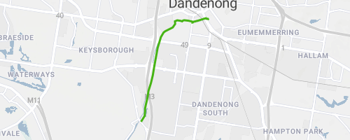 Dandenong Creek Trail Cycling Map Dandenong Creek Trail South Mountain Biking Trail -