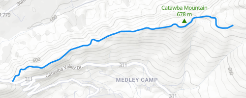 A.T. Side Trails: McAfee Knob Fire Rd Side Trail Hiking Trail