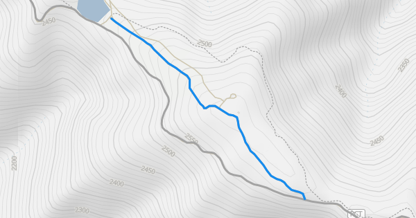 Blue Ridge Summit Jeep Trail Mountain Biking Trail - Wrightwood