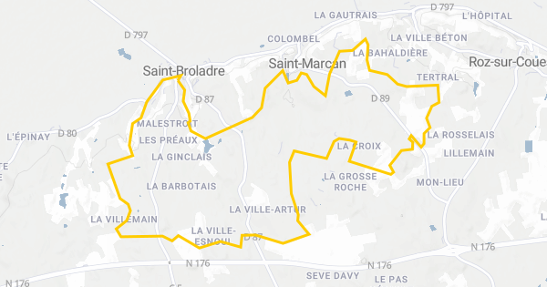 Bretagne Biking Route Trailforks
