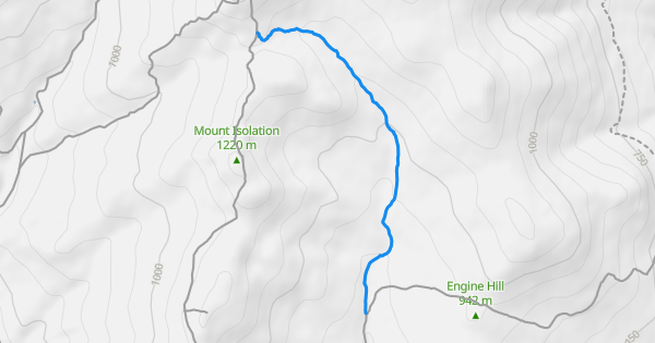 Isolation Trail (East) Hiking Trail - Bartlett, NH