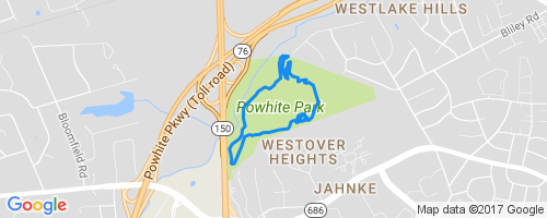 powhite park mountain bike trail