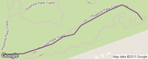 powhite park mountain bike trail