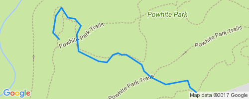 powhite park mountain bike trail