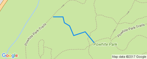 Powhite park discount mountain bike trail