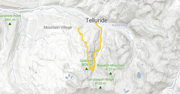 telluride lodging map