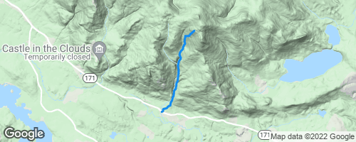 Castle In The Clouds Trail Map Mount Shaw Trail Hiking Trail Moultonborough Nh