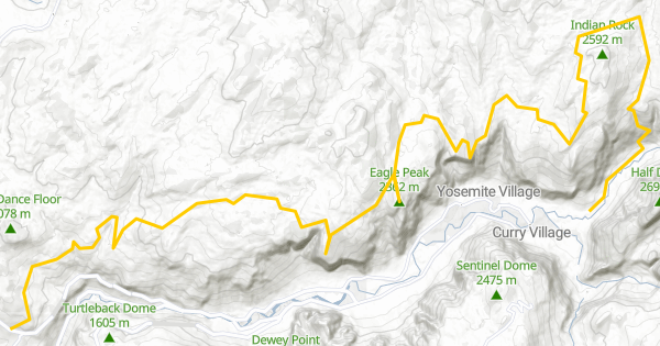 North rim trail clearance yosemite