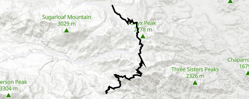 Mission springs shop pct trail camp