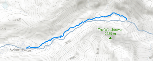 Tokopah falls 2025 trail map