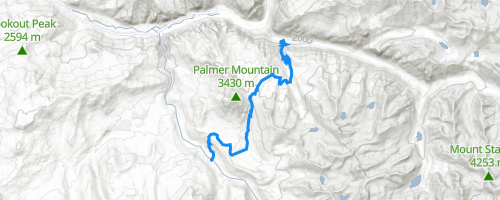 Avalanche Pass Trail Hiking Trail - Three Rivers, CA