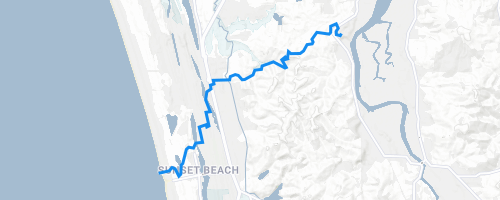 Fort to Sea Trail Hiking Trail - Astoria, Oregon