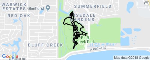 bluff creek bike trail