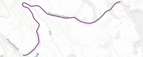 King Pine Trail Map King Pine Drive Mountain Biking Trail - Newry, Maine