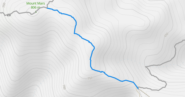 Mount Mars Southeast Ridge Trail Hiking Trail - Big Sur