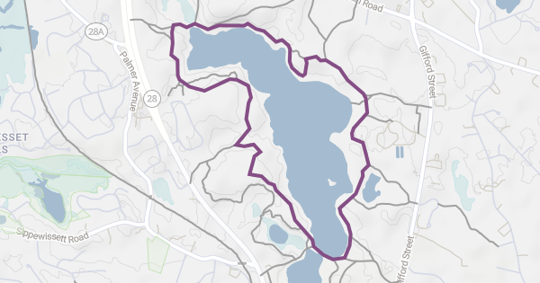 Long Pond Loop Hiking Trail - Falmouth, Massachusetts