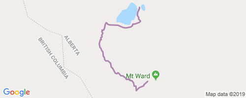 Mount Ward Route Hiking Trail - Crowsnest Pass, Ab