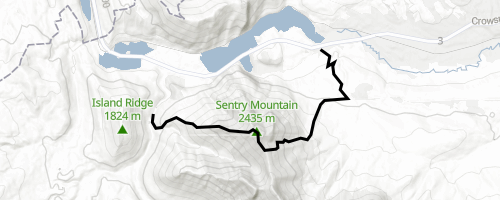 Sentry Mountain Trail Hiking Trail - Crowsnest Pass, Ab