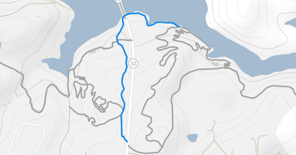 Parallel Trail Map Highway Parallel Mountain Biking Trail - Eldersburg