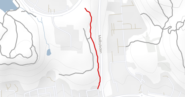 Kortedala Map Bängen Multi Trail - Bergsjön/Kortedala, Göteborg