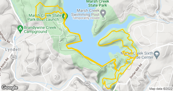Marsh Creek Trail Map Marsh Creek State Park | Trailforks