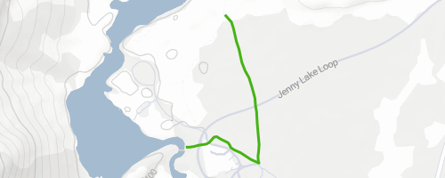 Jenny lake trail clearance map